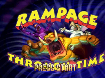 Rampage - Through Time (US) screen shot title